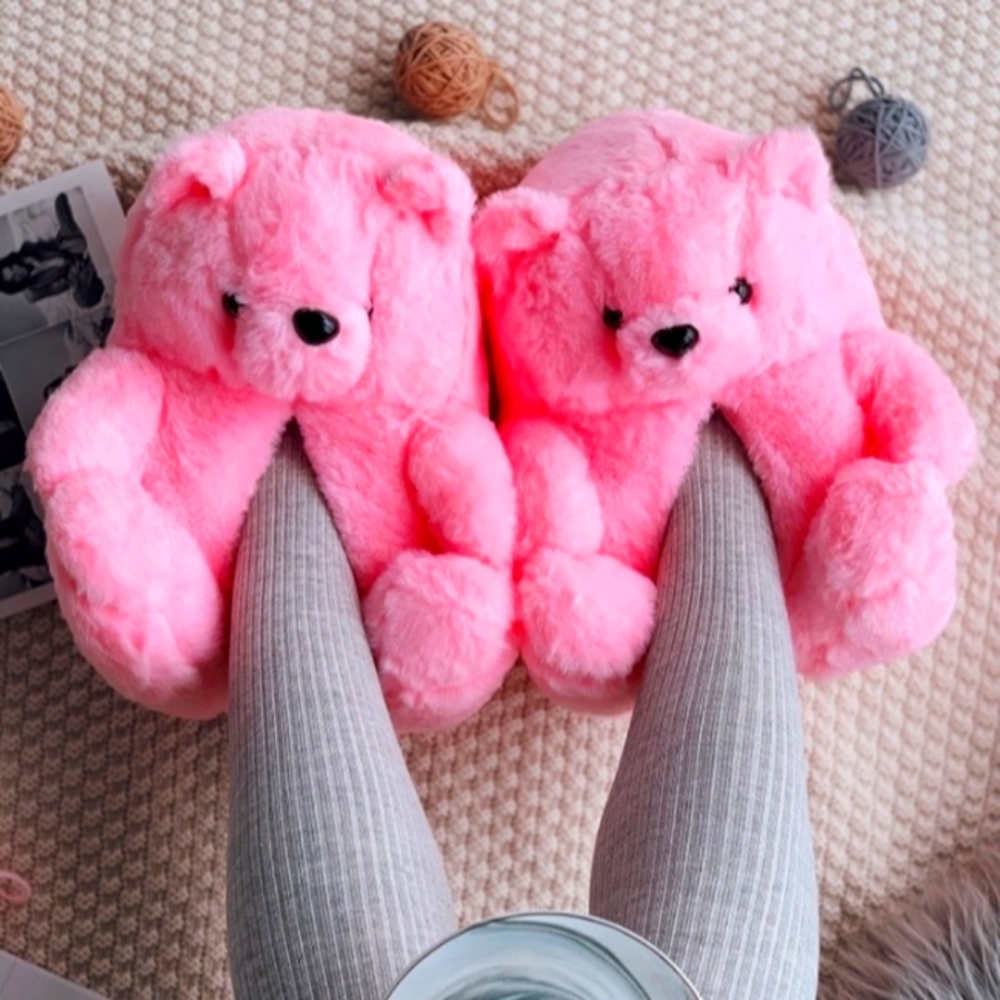 Teddy Bear House Slippers